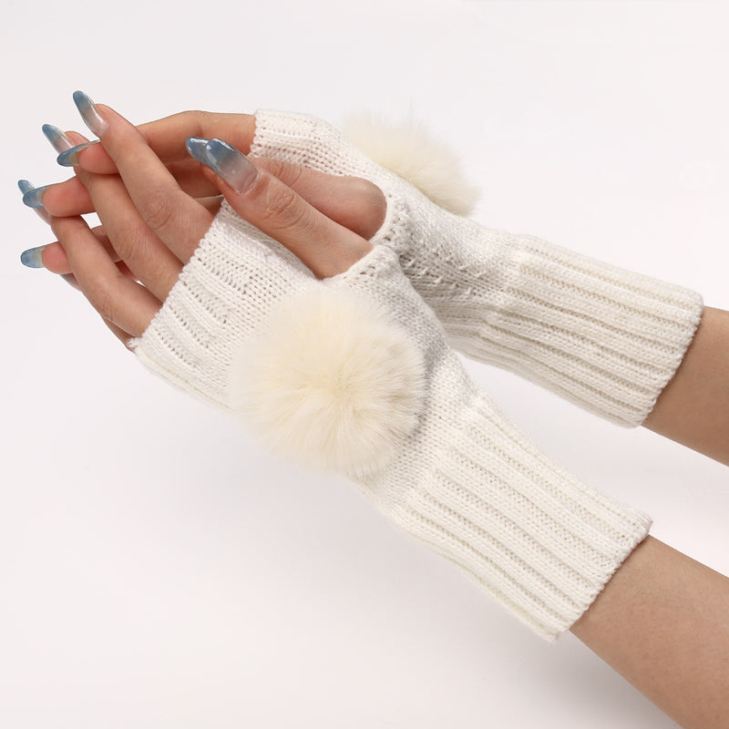 Einfarbig Warme Handschuhe