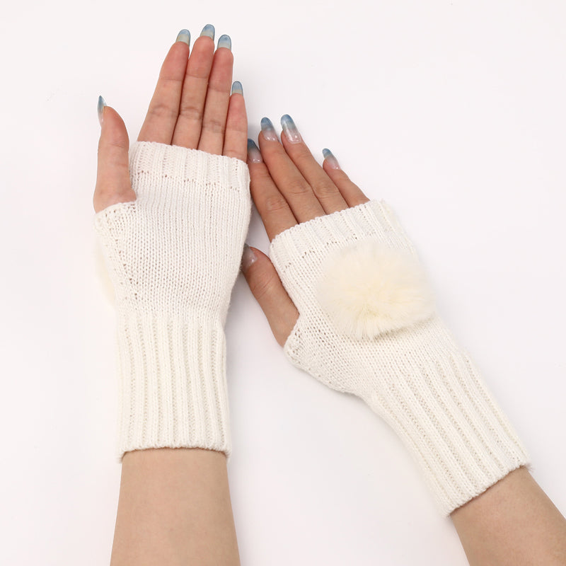 Einfarbig Warme Handschuhe