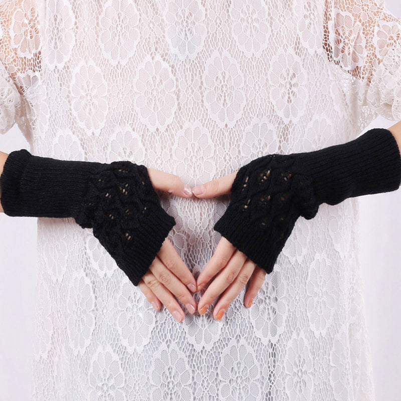 Einfarbig Warme Handschuhe