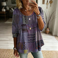 Vintage Lässige Bluse
