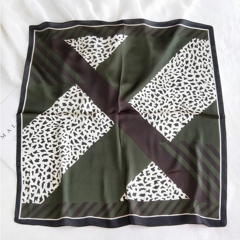 Vintage-Schal Mit Leopardenmuster