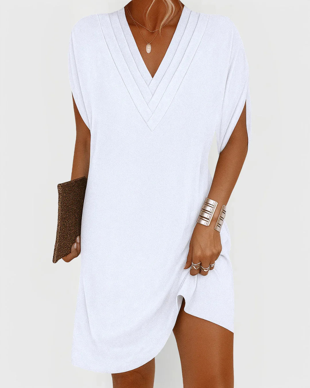 Afrodita | Vestido elegante con corte favorecedor y escote en V