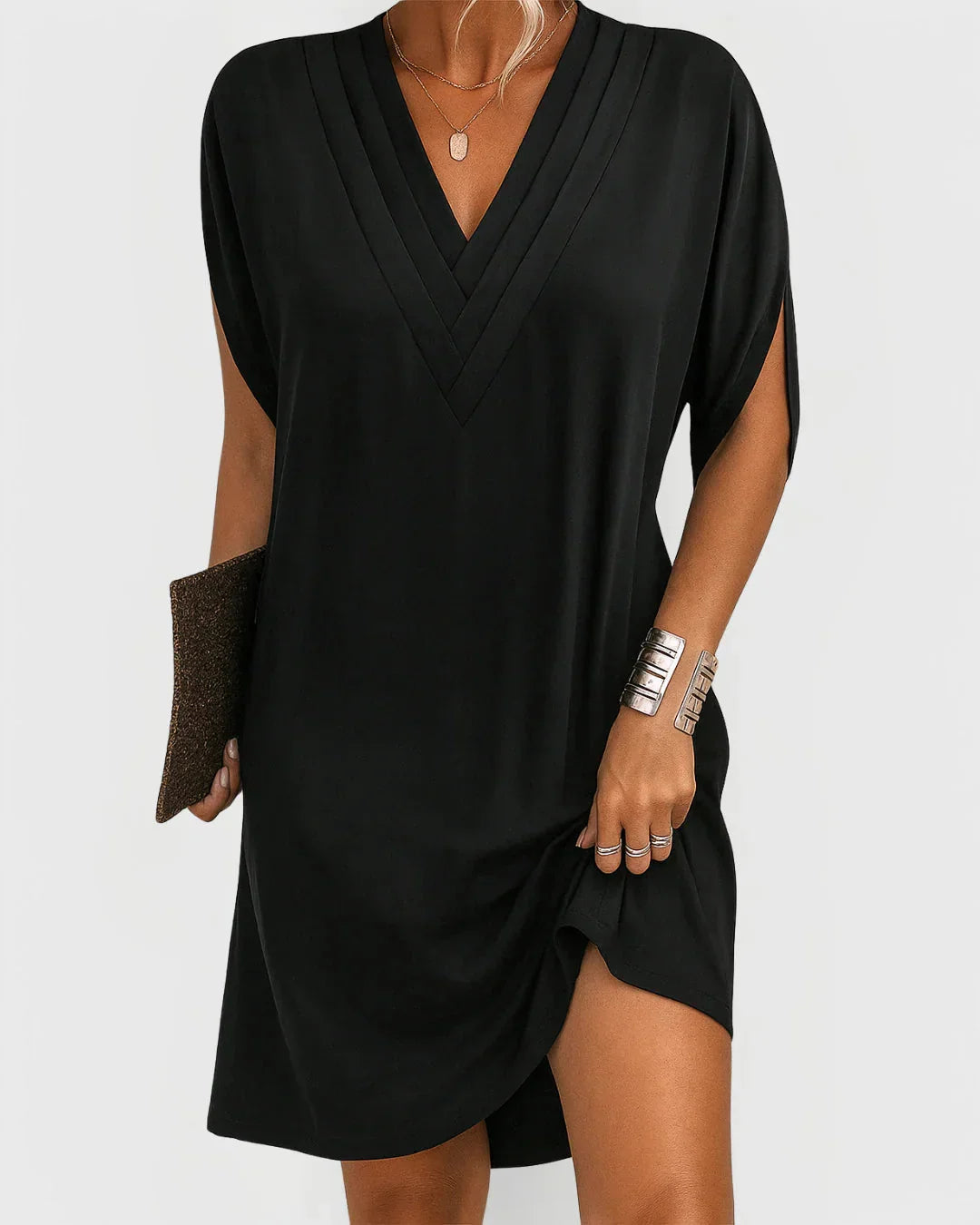 Afrodita | Vestido elegante con corte favorecedor y escote en V