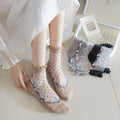 Atmungsaktive Blumensocken