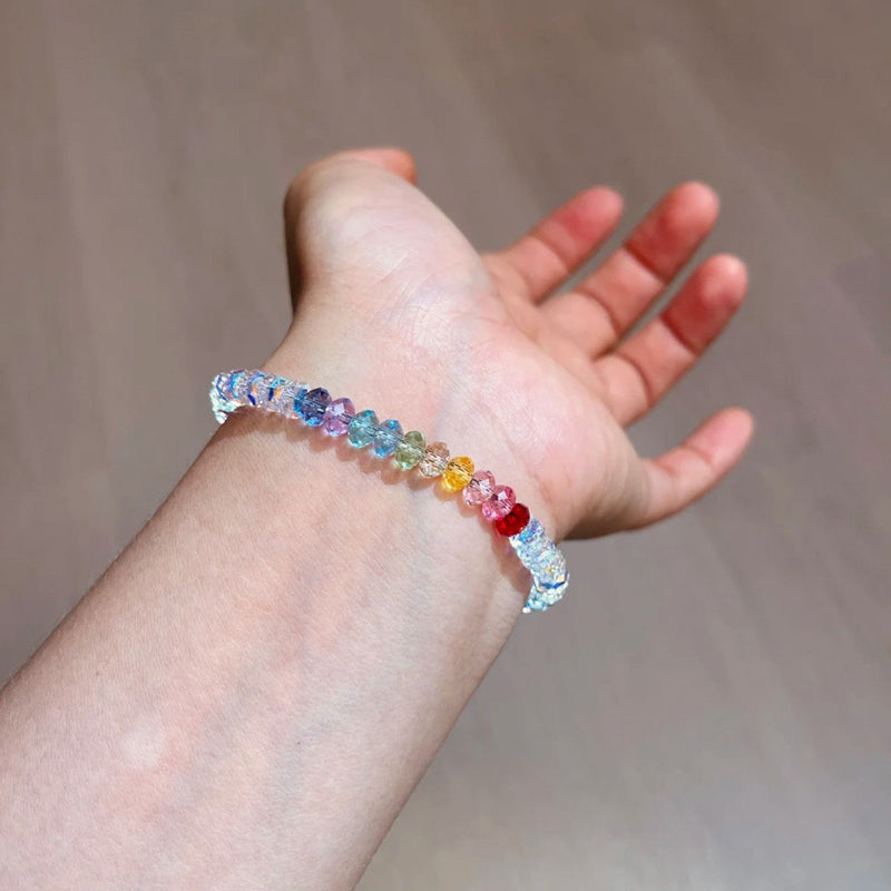 Buntes Perlenarmband