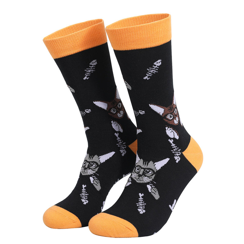Socken Mit Vintage-Tiermuster