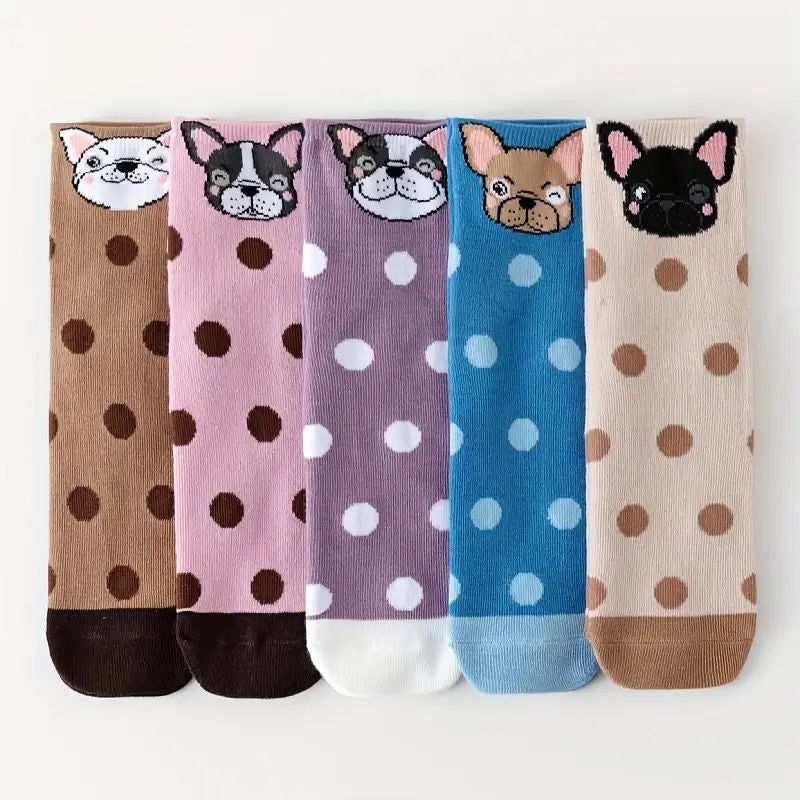 Packung Mit 5 Paar Cartoon-Socken