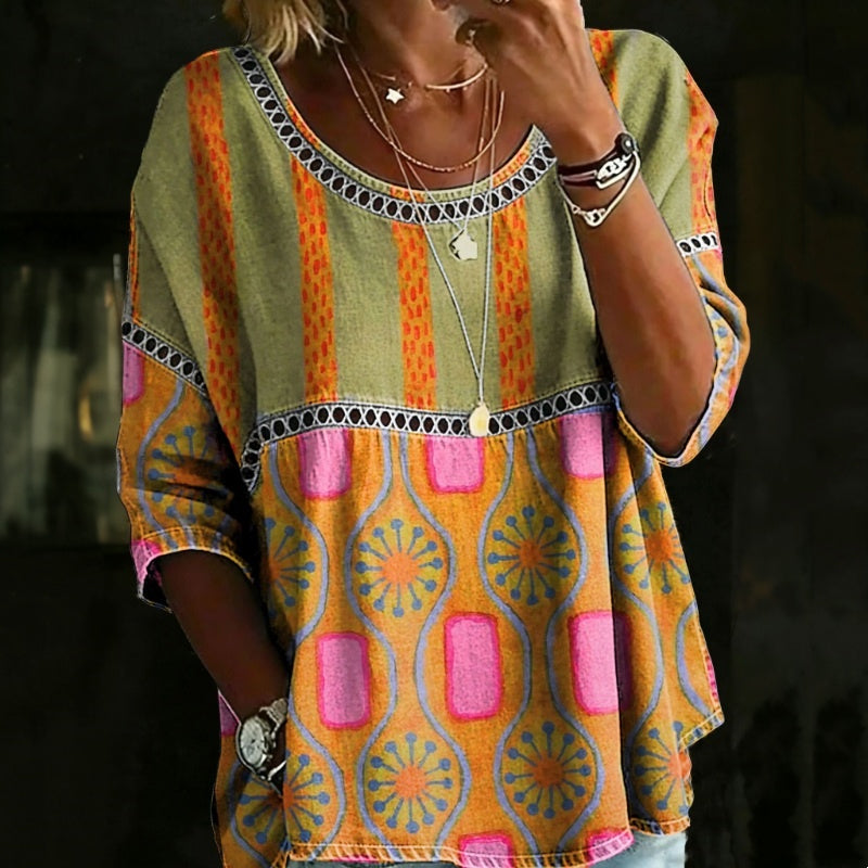 Vintage Lässiges Bluse