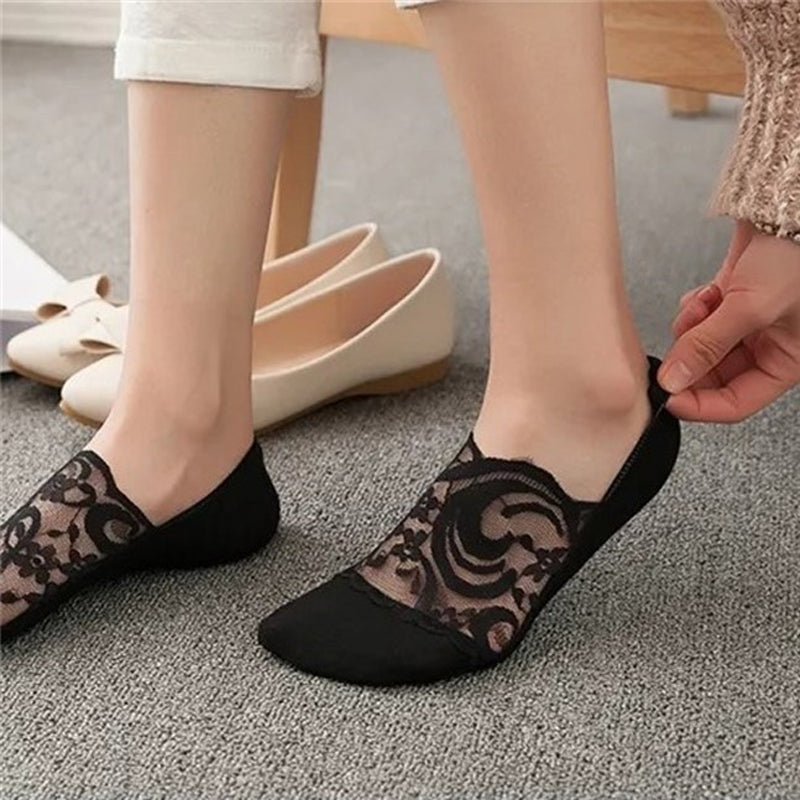 Atmungsaktive Blumensocken