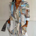 Vintage Lässige Bluse