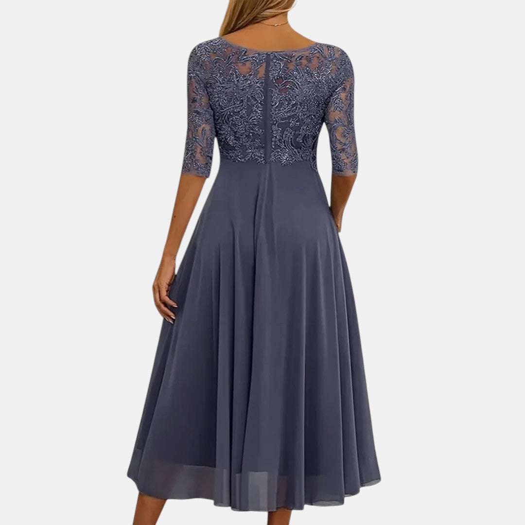Rhonda | Elegante Abito in Pizzo