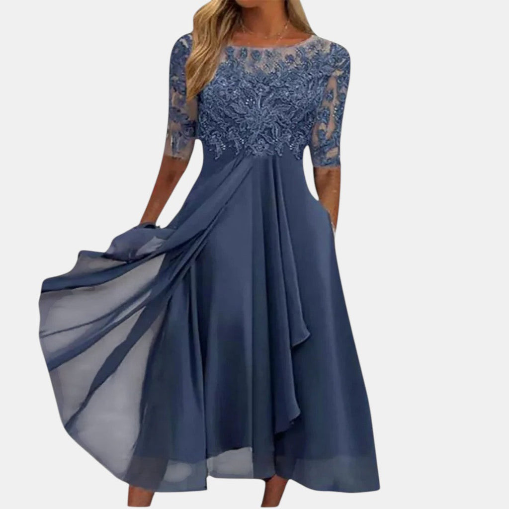 Rhonda | Elegante Abito in Pizzo