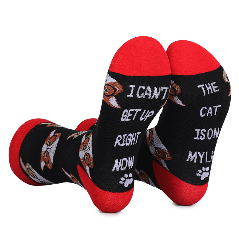 Socken Mit Vintage-Tiermuster