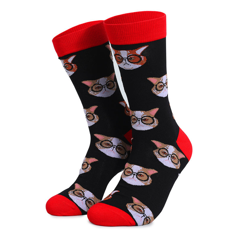 Socken Mit Vintage-Tiermuster