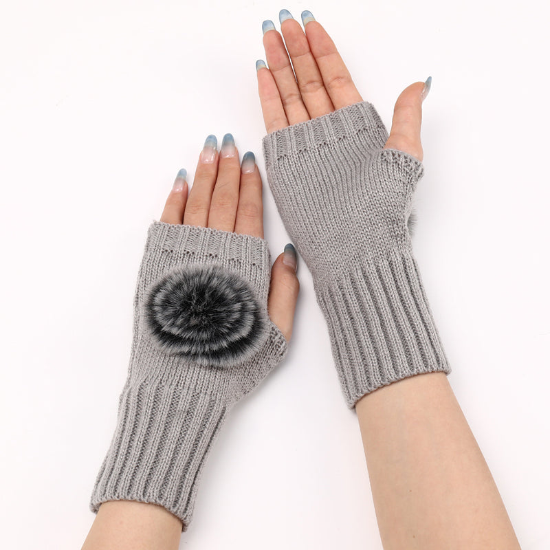 Einfarbig Warme Handschuhe