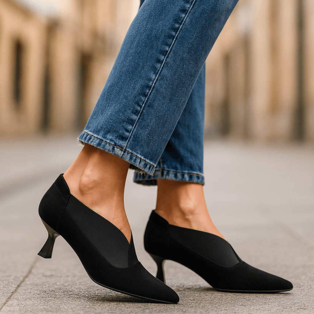 Tacchi in suede Elara