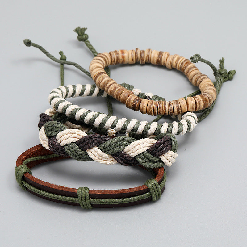 Vintage Gewebtes Armband-Set