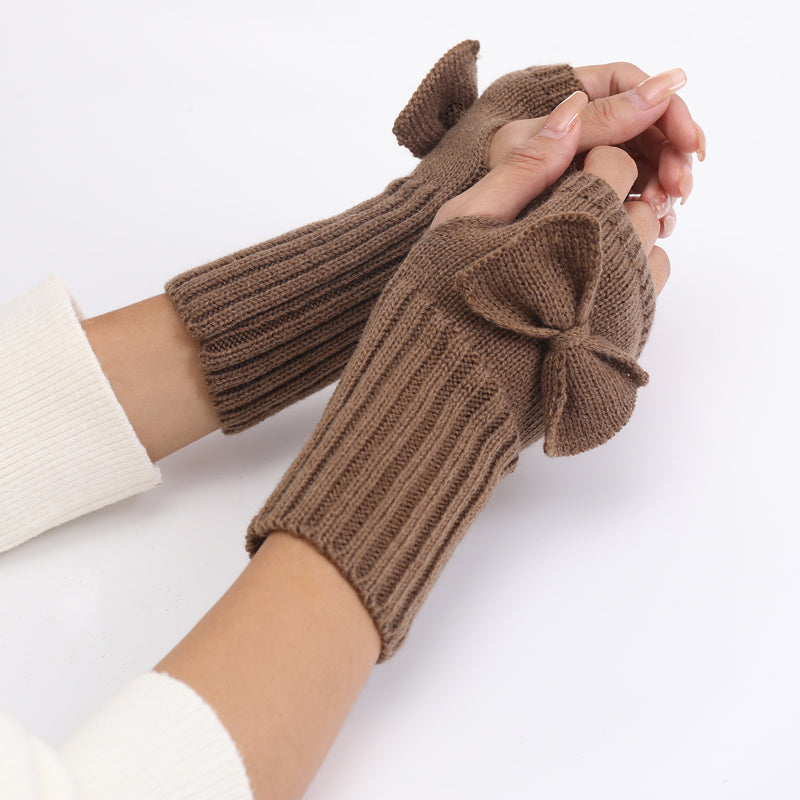 Einfarbige Warme Handschuhe