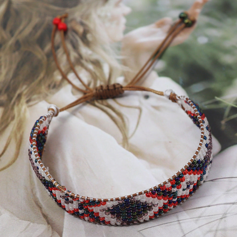 Handgewebtes Böhmisches Armband