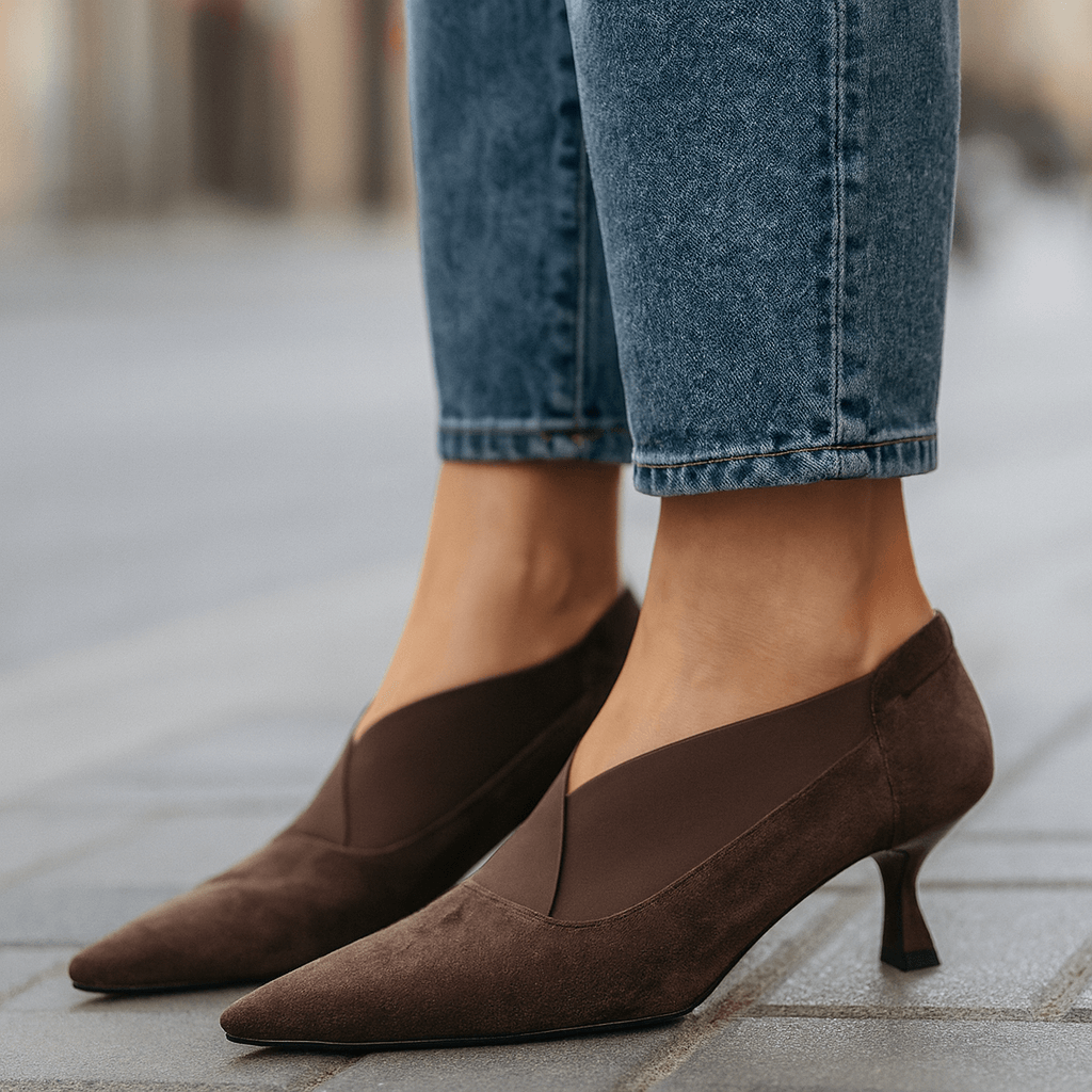 Tacchi in suede Elara