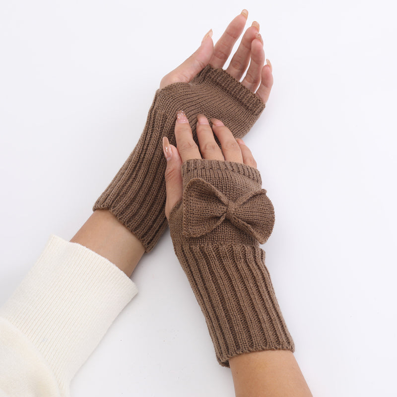 Einfarbige Warme Handschuhe