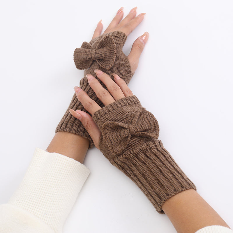 Einfarbige Warme Handschuhe