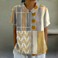 Vintage Lässige Bluse