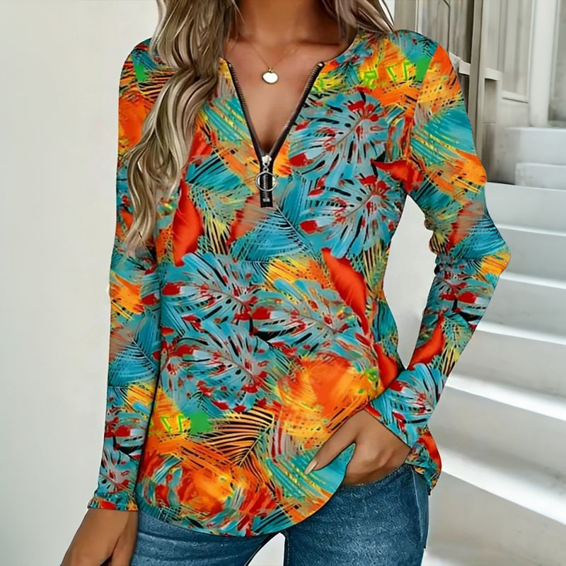 Vintage Lässige Bluse