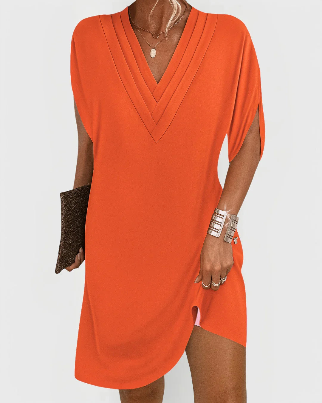 Afrodita | Vestido elegante con corte favorecedor y escote en V