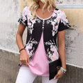Elegante Bluse Mit Blumendruck