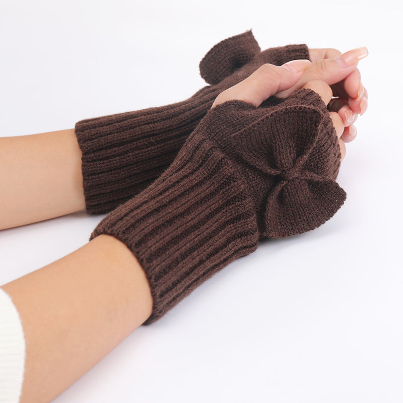 Einfarbige Warme Handschuhe