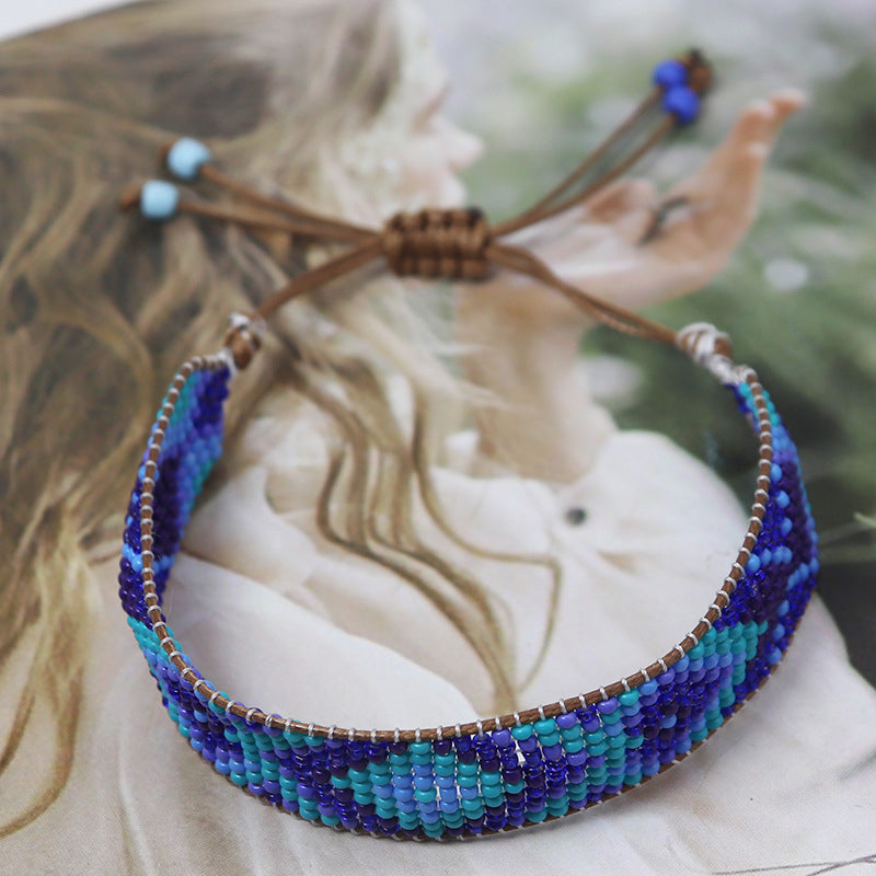 Handgewebtes Böhmisches Armband