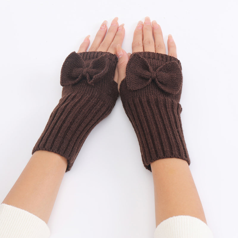 Einfarbige Warme Handschuhe