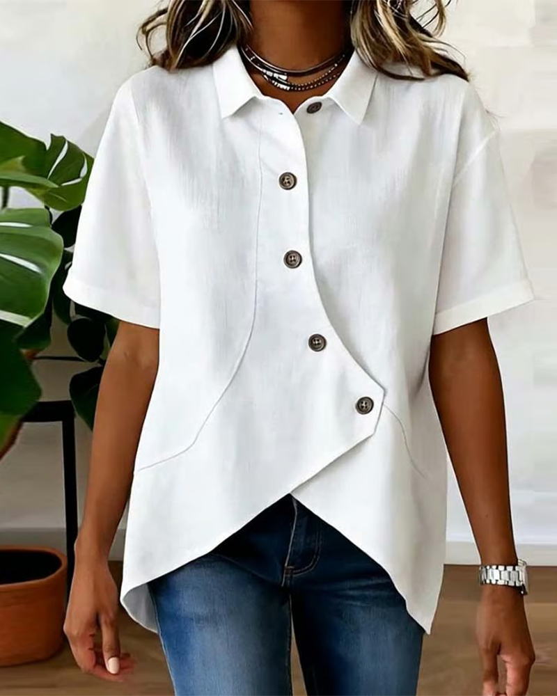 Camicia in Lino Casual