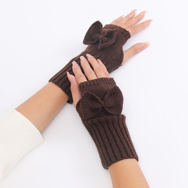 Einfarbige Warme Handschuhe