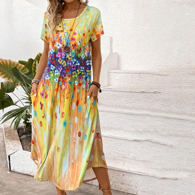 Böhmisches Buntes Kleid