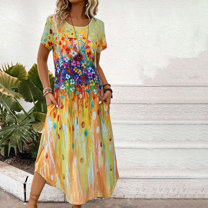 Böhmisches Buntes Kleid