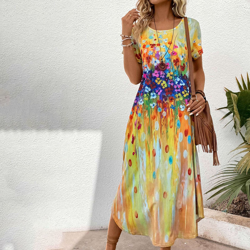Böhmisches Buntes Kleid