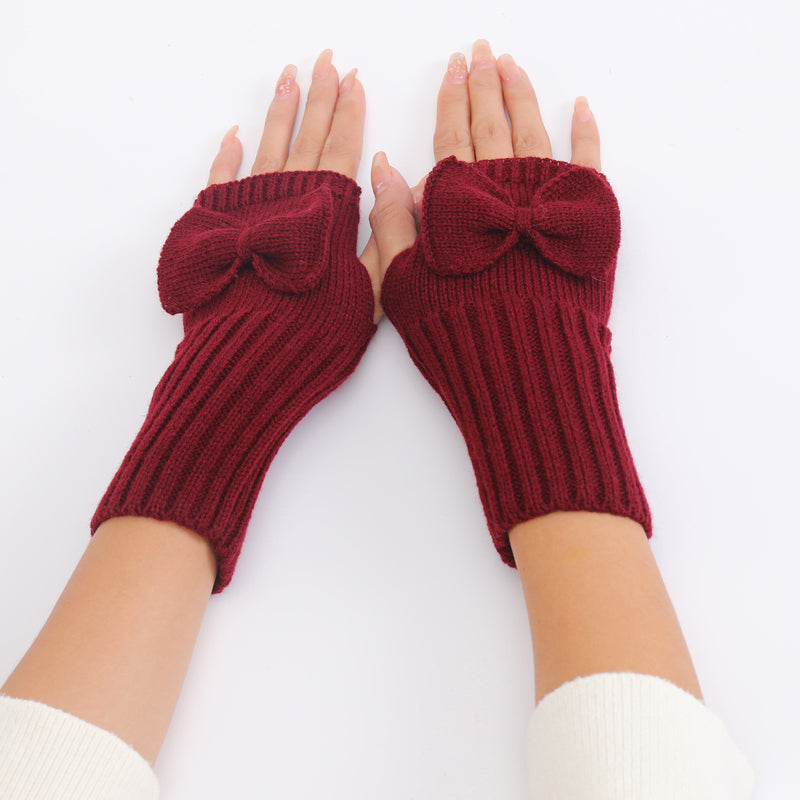 Einfarbige Warme Handschuhe