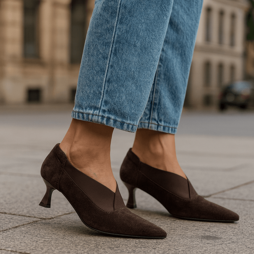 Tacchi in suede Elara