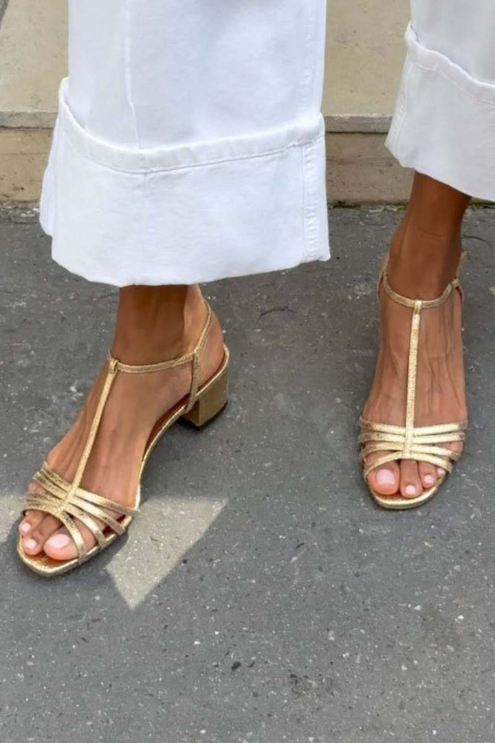 Allegra | Sandali Dorati Eleganza Quotidiana