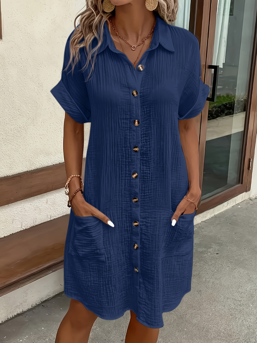 Inés | Vestido camisero de inspiración vintage