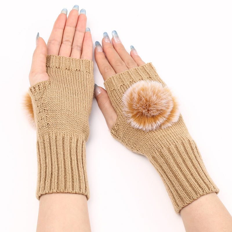 Einfarbig Warme Handschuhe