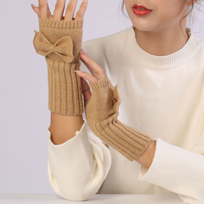 Einfarbige Warme Handschuhe