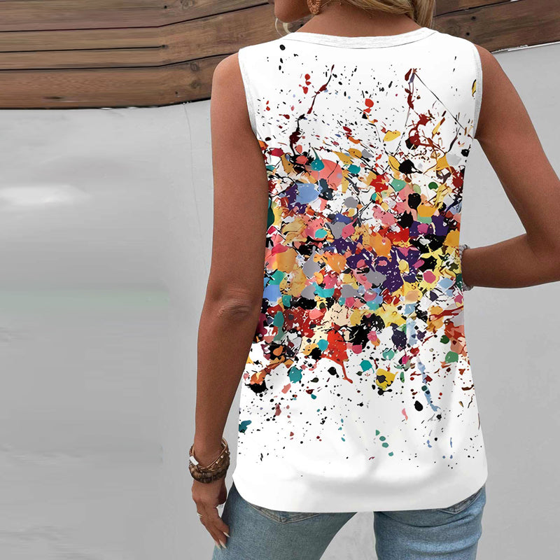 Bunte Graffiti-Tanktop