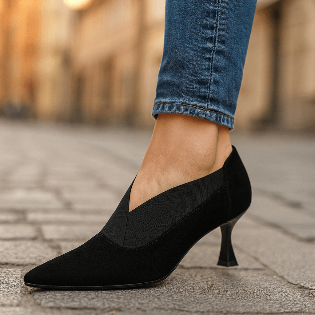 Tacchi in suede Elara