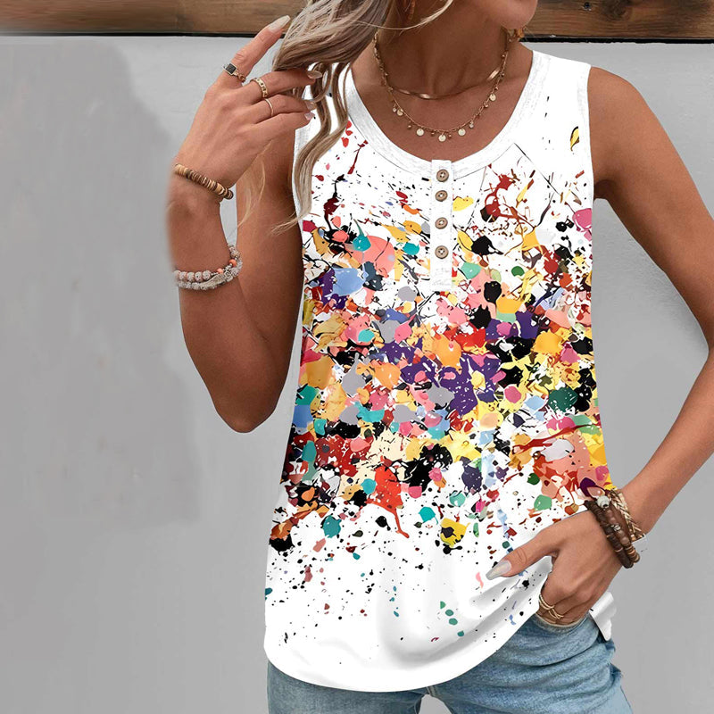 Bunte Graffiti-Tanktop