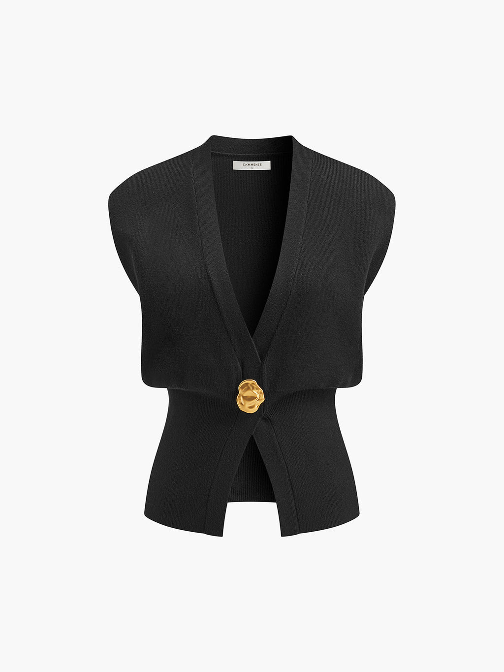 Chiara | Gilet Elegante in Maglia con Scollo a V