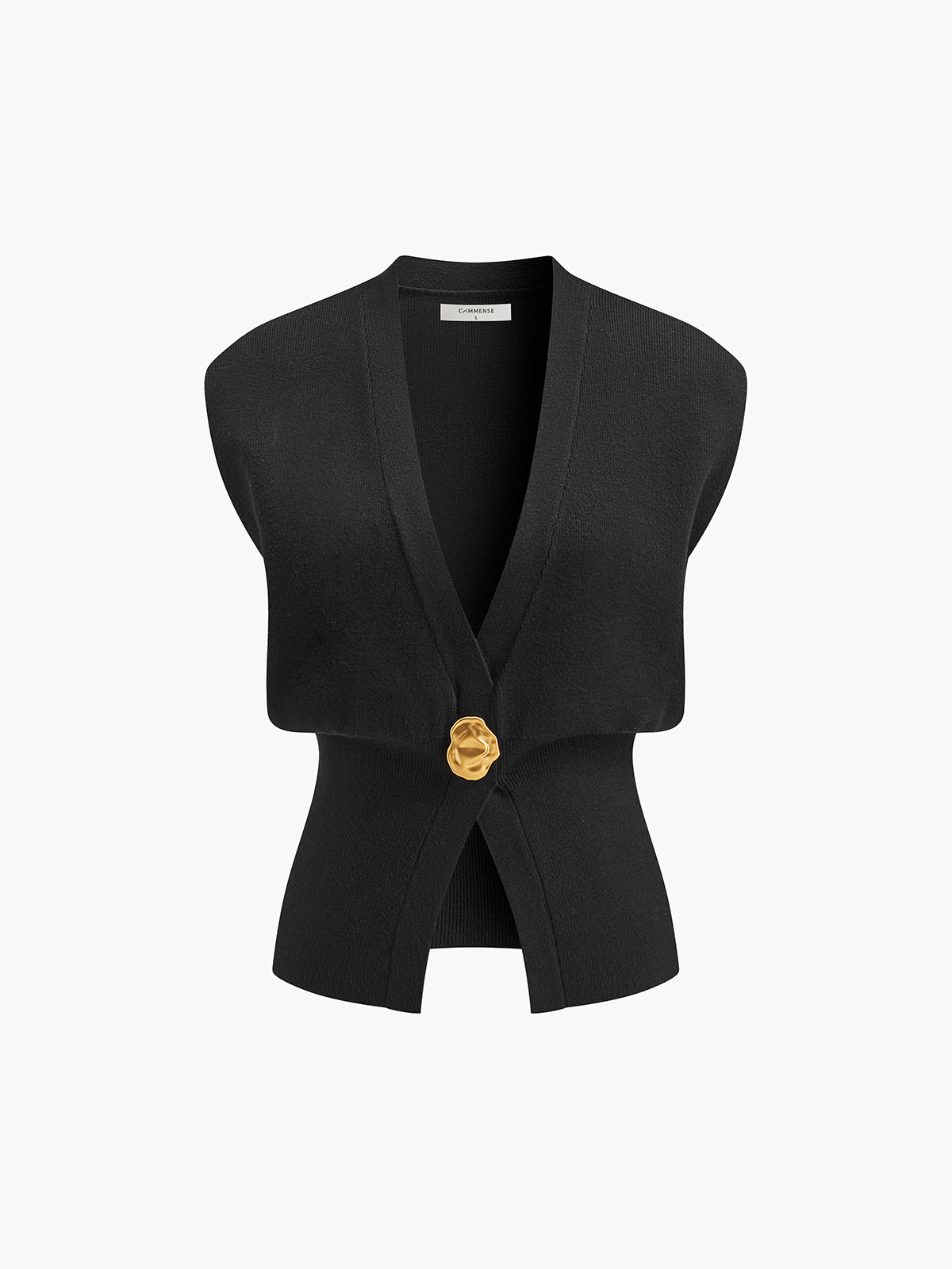 Chiara | Gilet Elegante in Maglia con Scollo a V