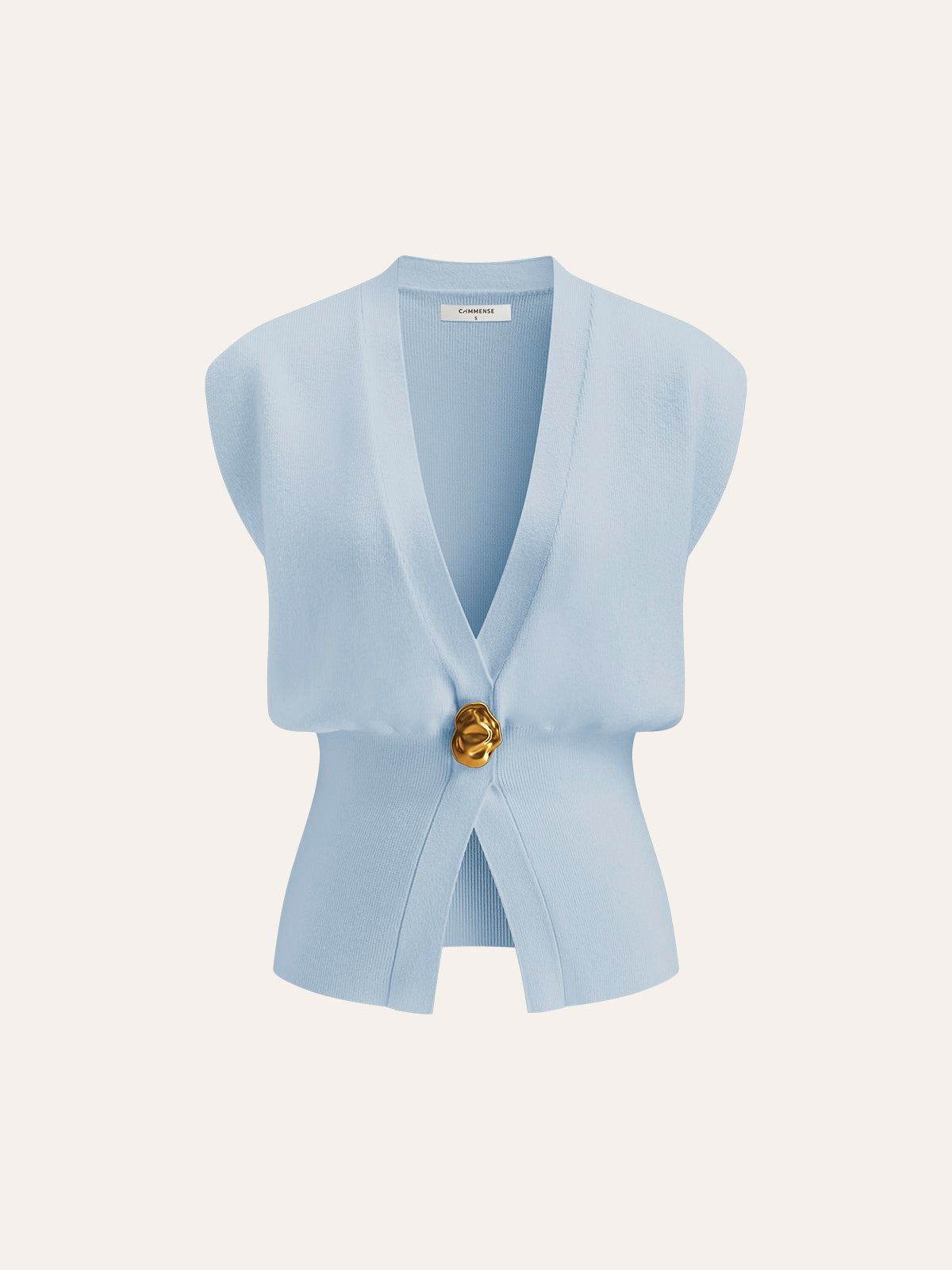Chiara | Gilet Elegante in Maglia con Scollo a V